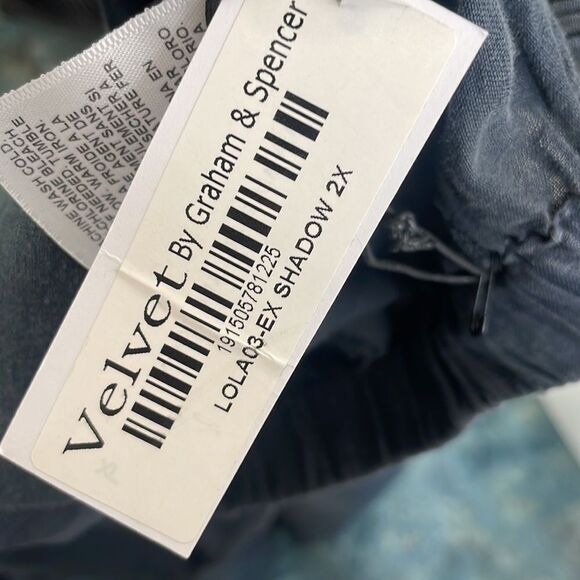 NWT Velvet Gray Wide Leg Slacks - Picture 8 of 9